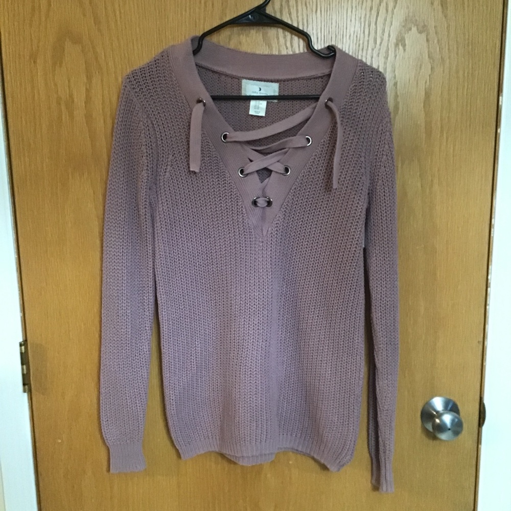 Ruby Moon mauve sweater ( size: xs)